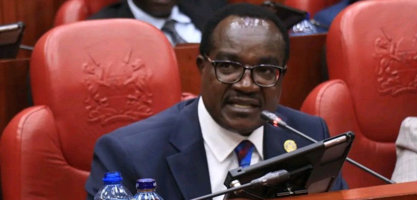 Education Cabinet Secretary Julius Migos Ogamba while appearing before the National Assembly's Public Investments Committee on Governance and Education (PIC-G&E) at Parliament Buildings on Wednesday July 15. PHOTO/ PoK