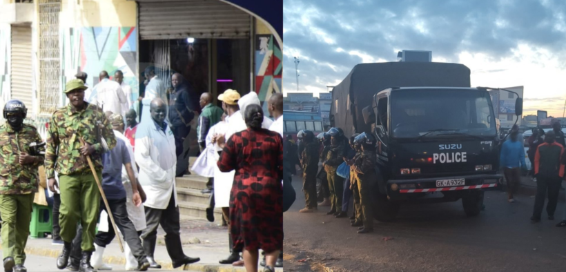 Commuters were stranded on Tuesday morning after police mounted roadblocks on major roads leading to Nairobi CBD ahead of the Saba Saba protests.