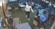 A photo of the CCTV footage of the robbery at Spring Valley Restaurant. Photo/ File