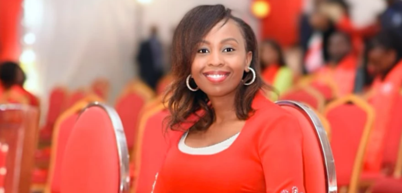 Digital strategist Pauline Njoroge during the Jubilee Party NDC on May 22, 2023. PHOTO | COURTESY
