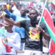 Edwin Sifuna and Babu Owino during a rally PHOTO/Nation