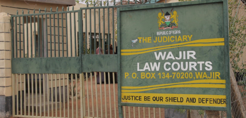 Entrance to Wajir Law Courts PHOTO/Nation