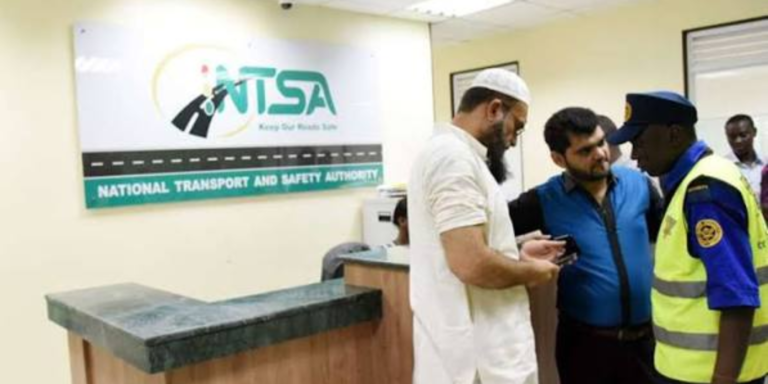 File image of customers at an NTSA office