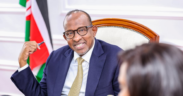 Health CS Aden Duale during a meeting with a delegation from PATH Kenya for an engagement on strengthening collaboration in support of our health priorities and accelerating the delivery of Universal Health Coverage (UHC) on July 23, 2026. PHOTO/ Duale X.