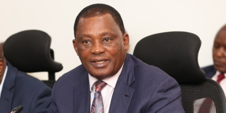 Justin Muturi during an event PHOTO/Standard