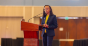 KUCCPS CEO Dr. Agnes Mercy speaking during the release of the 2026 placement results on July 8, 2026. PHOTO/ KUCCPS X.