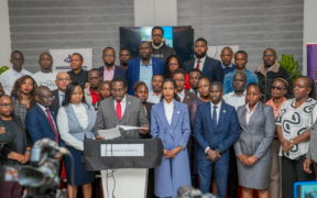 LSK President Charles Kanjama, SC, during a press conference on Friday, July, 17, 2026.