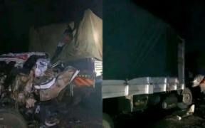 Five Feared Dead as Two Bean-Laden Trailers Crash at Kargi Junction