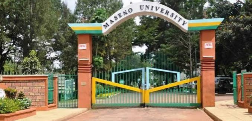 A photo showing Maseno University gate. Photo/ Maseno University