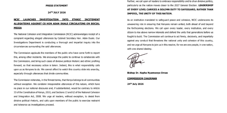  Duale Hits Back as NCIC Investigates Viral Remarks