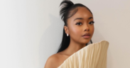 Skai Jackson on a red carpet during an event PHOTO/Buzz Central