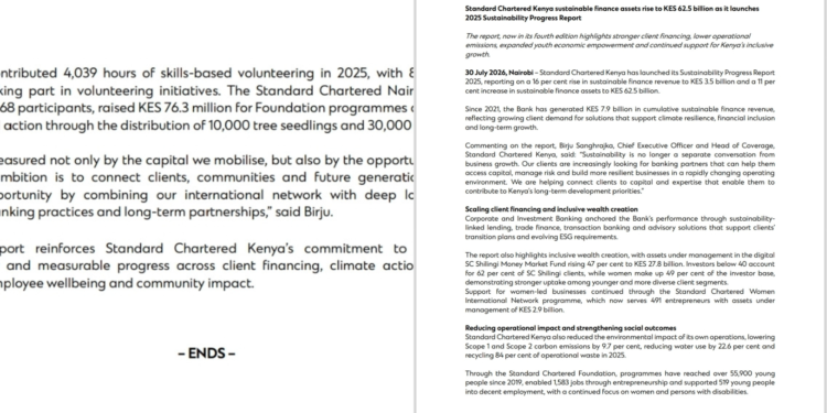 Standard Chartered report PHOTOStandard Chartered