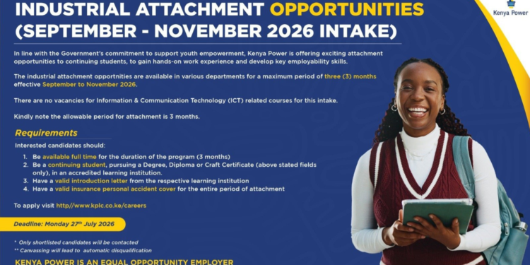 The notice on attachment opportunities PHOTO/KPLC