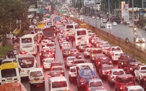 Traffic snarl-up along Waiyaki Way, Nairobi, taken on Thursday, May 2, 2024, at 5:00 p.m. [Photo/Courtesy]