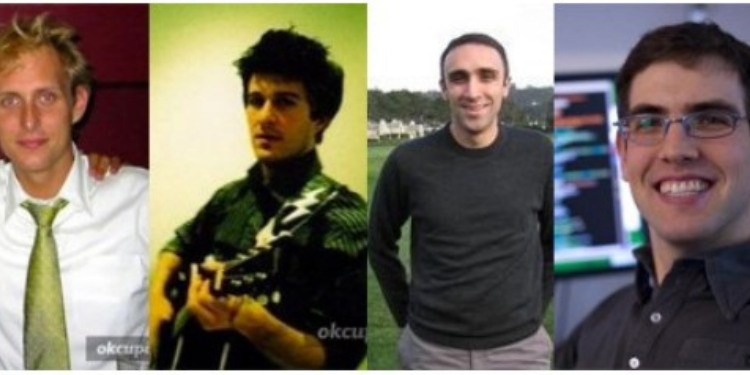 profile photos of few OkCupid dating site users that were termed Ugly-Looking Men