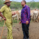 Agriculture CS Mutahi Kagwe and Tana River Senator Danson Mungatana ed a livestock sensitization and tagging exercise in Kurawa, Tana River County on Thursday, July 16, 2026. PHOTO/ Kagwe X.
