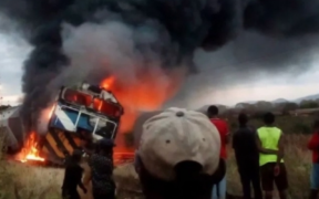 Magadi train fire disrupts operations at Simba as Kenya Railways probes the cause. PHOTO/ Kenya Railways