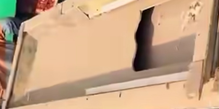 The suspected used coffin that a man was transportingPHOTO/FB