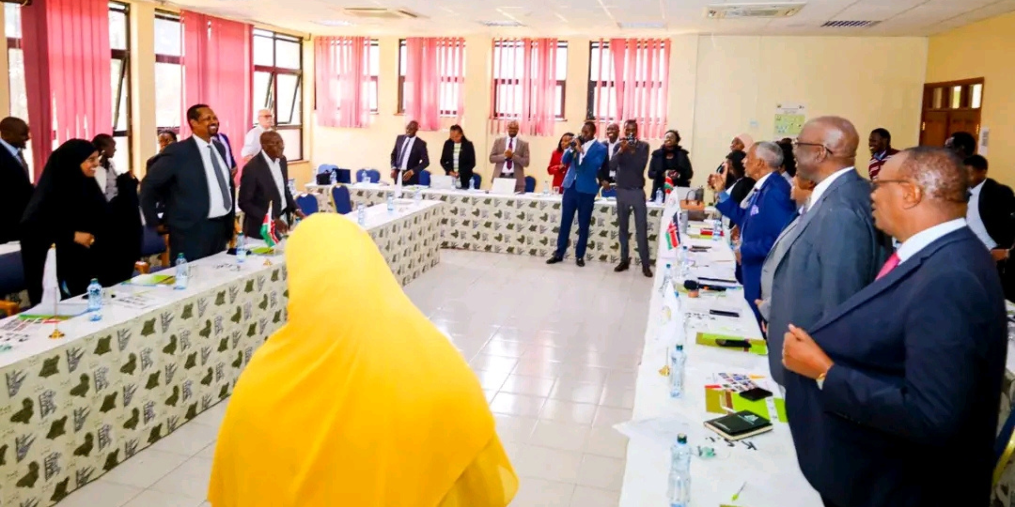 Lawmakers while meeting with the Commission on Revenue Allocation (CRA) and the Equalisation Fund Advisory Board to assess the criteria used to identify and finance marginalised areas across the country at Bunge Towers. PHOTO/ File