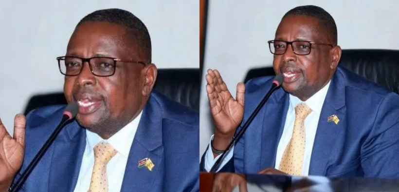 A collage photo of Former PS Geoffrey Kaituko, who was named Acting Envoy to Canada. PHOTO/ Ewala TV