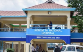 The image shows Kenyatta National Hospital (KNH). PHOTO/KNH/FB
