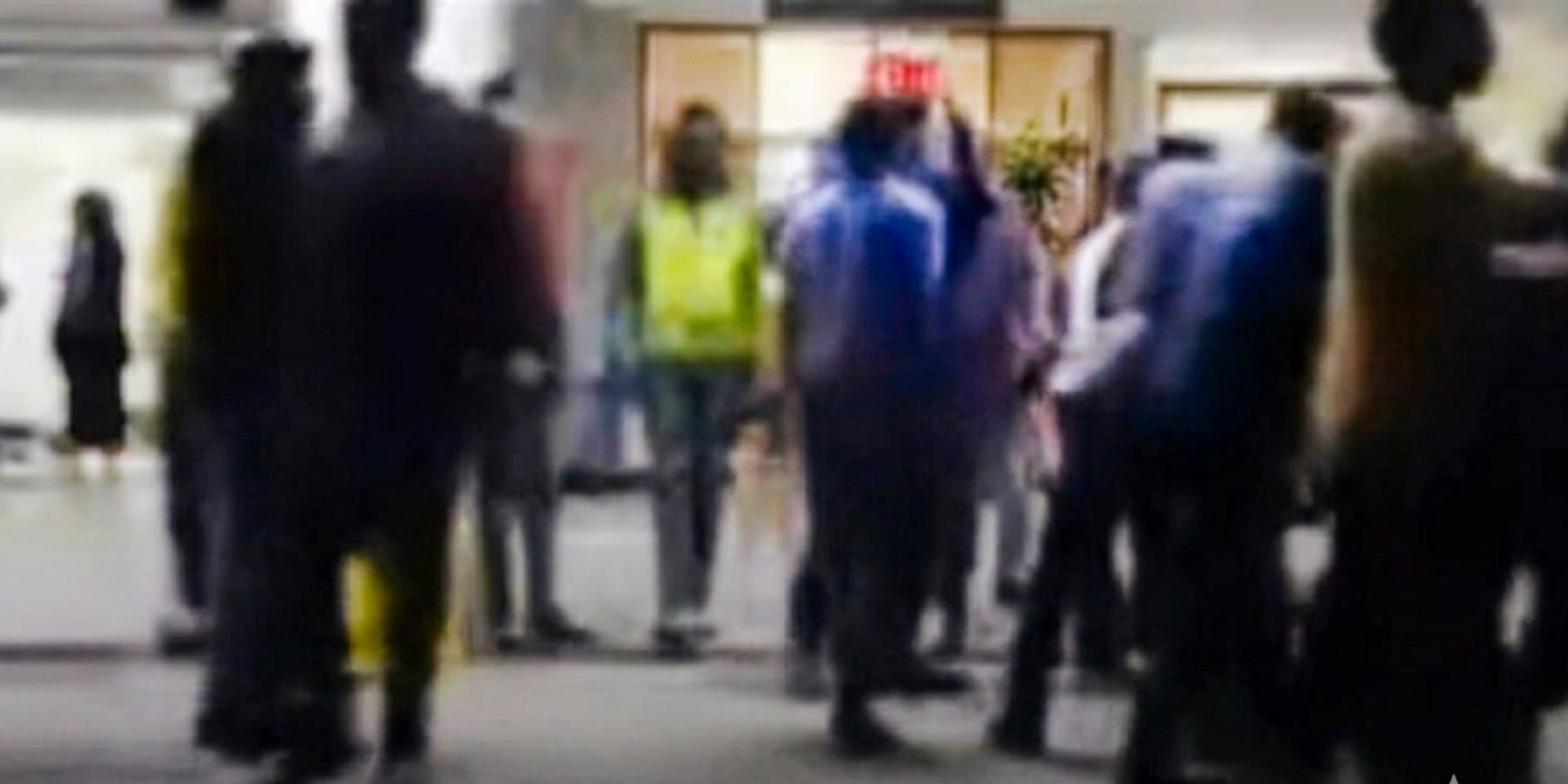 Scenes at KNH on the night of July 3, 2026 after Driffel died show people gathering at the hospital entrance as tension rises and security officers engage with the crowd inside the facility. PHOTO/ Screengrab