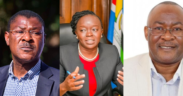 National Assembly Speaker Moses Wetang'ula, Environment CS Debora Barasa and former legislator Tim Wanyonyi. PHOTO/ File