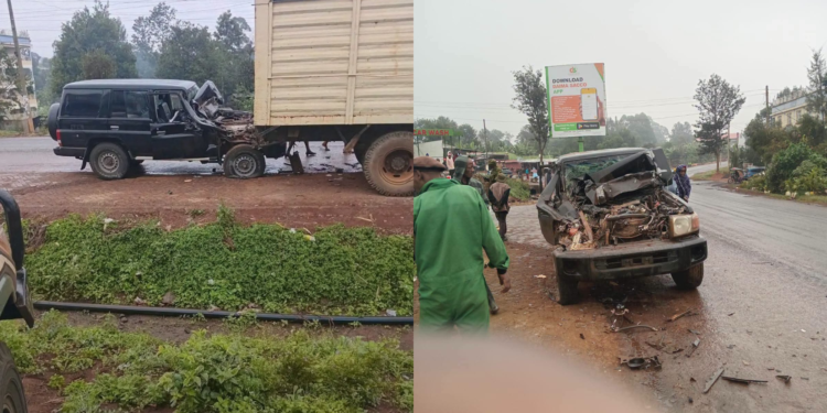 Panic as President Ruto's Convoy Involved in Crash Along Embu-Meru Highway
