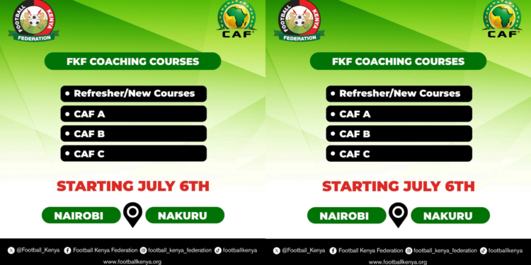 FKF Launches New CAF Coaching Courses to Strengthen Coach Education and Player Development
