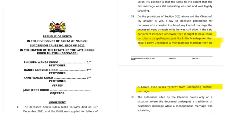 Court Rules Second Wife in Void Marriage Still Has Succession Rights