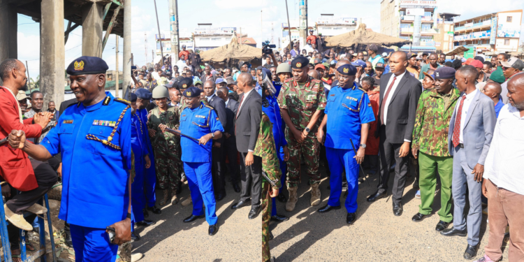 Saba Saba Day: IG Kanja on the Ground as Police Monitor Security in Nairobi and Githurai