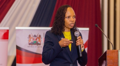 KUCCPS CEO Dr. Agnes Mercy Wahome speaking during the unveiling of the 2026 placement results for 2025 KCSE candidates on Wednesday, July 8, 2026. Photo/KUCCPS.