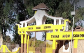 Thika High School entrance PHOTO/FB
