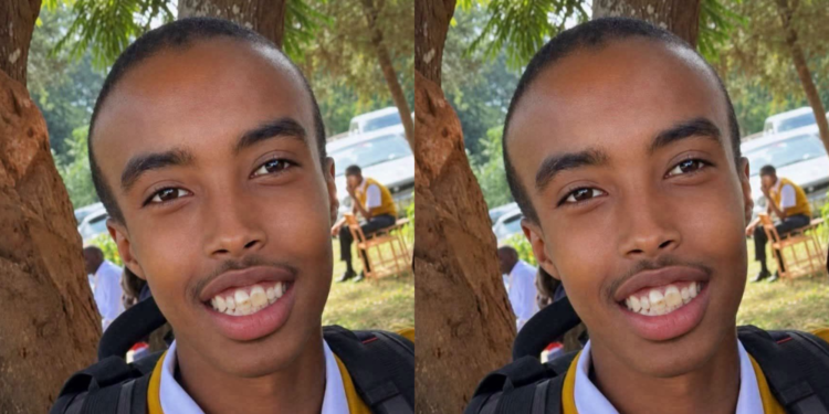 The deceased student from Thika High School Mohamed HarePHOTO/FB