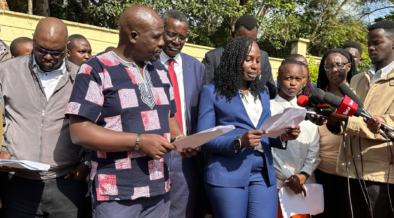 Civil society groups releasing the press statement PHOTO/TISA