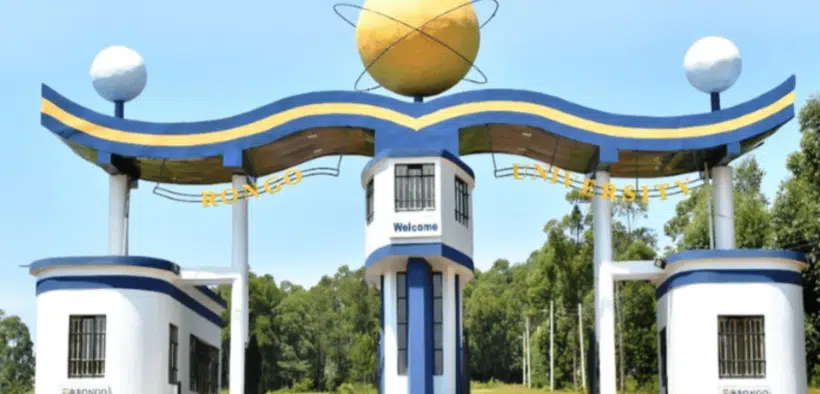 Rongo University entrance PHOTO/Rongo University