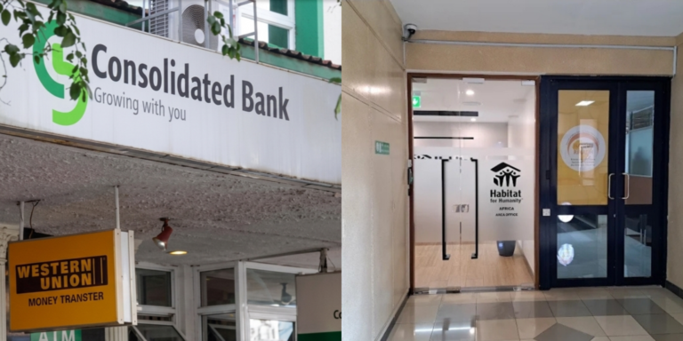 A photo collage of Consolidated Bank of Kenya and Habitat for Humanity Kenya. PHOTO/ The Star/ Habitat for Humanity.