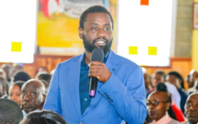 Ol Kalou Constituency by election DCP aspirant Samuel Kamau Ngotho in a past church address. PHOTO/ Ngotho FB