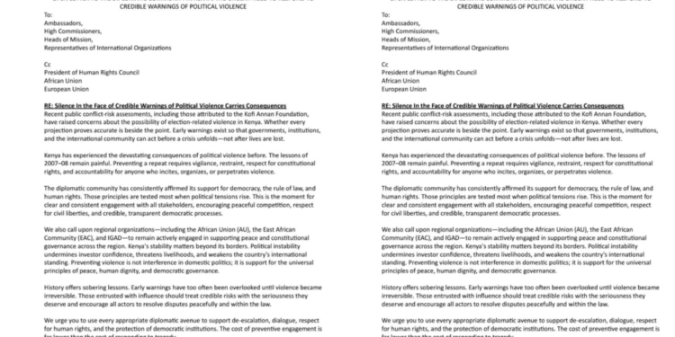 Statement released by Gloria Orwoba on July 15 2026PHOTO/Gloria