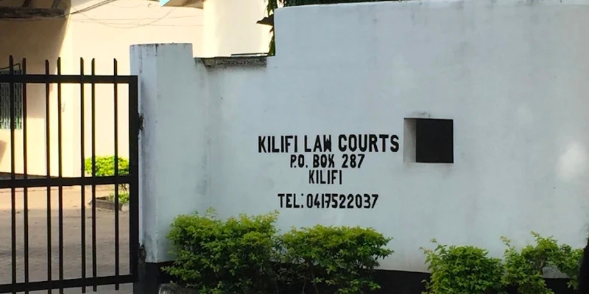 Kilifi law courts entrance PHOTO/Waya