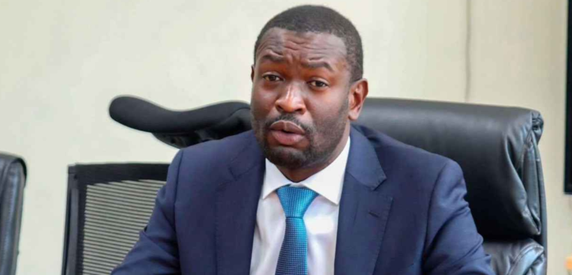 Nairobi senator Edwin Sifuna speaking from Bunge Towers in a past media interview with the Nation Group. PHOTO/ Nation
