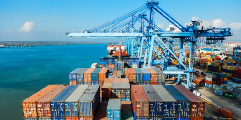 A photo of Mombasa Island Cargo Terminal (MICT) at the Mombasa Port. PHOTO/ KPA