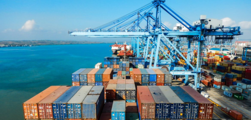 A photo of Mombasa Island Cargo Terminal (MICT) at the Mombasa Port. PHOTO/ KPA