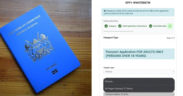 A photo collage of a Kenyan passport and the eCitizen Screenshort showing the passport categories according to pages. PHOTO/ Directorate of Immigration Services FB/ Screengrab