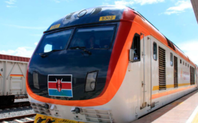 A standard gauge train operated by Kenya Railways Corporation in one of the on boarding train stations in Kenya. PHOTO/ File