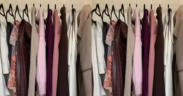 A photo of clothes on a simple wardrobe PHOTO/Fashion