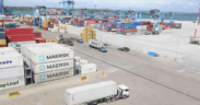 An aerial photo showing the Mombasa Port inland container storage bay. PHOTO/ File