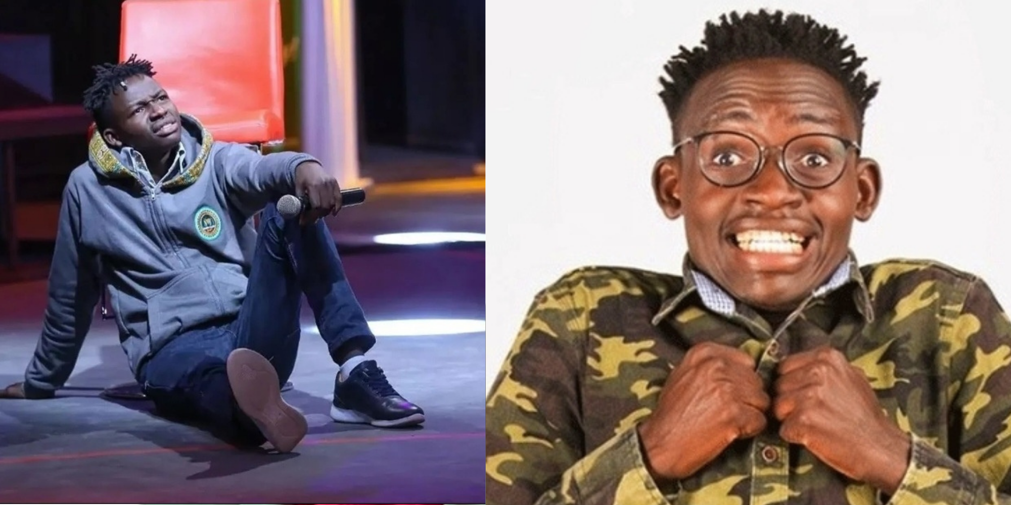 A collage photo of MCA Tricky at Churchill Show. PHOTO/ MCA Tricky