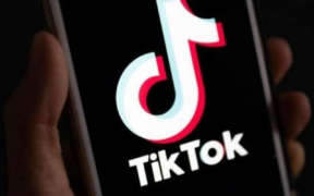 Photo of a TikTok logo on a mobile phone. PHOTO/ DigitalShield News