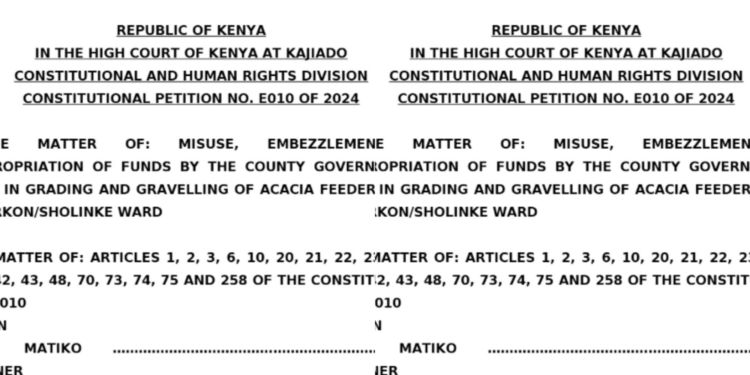 High Court Awards Ksh600,000 to Kajiado Road Petitioners
